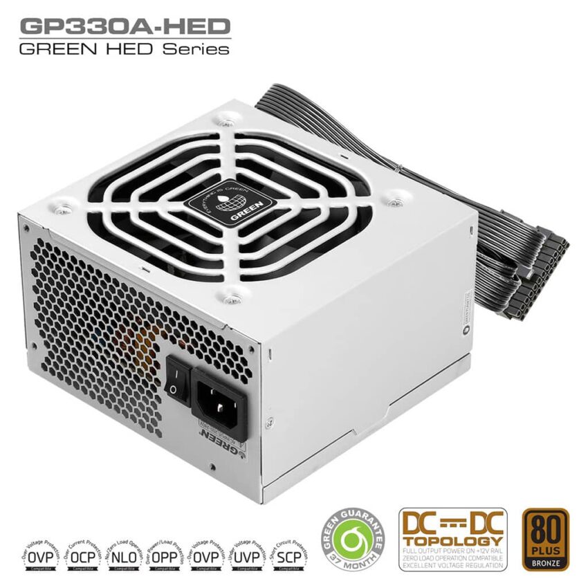 منبع تغذیه کامپیوتر گرین مدل GP330A-HED