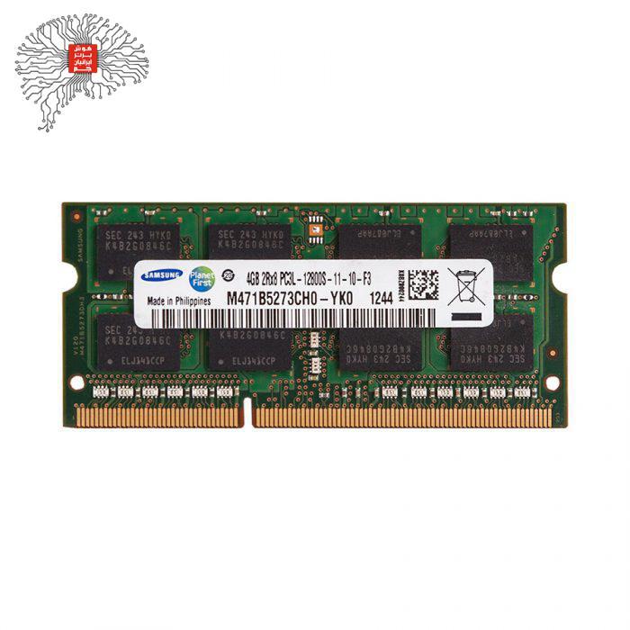 رم لپ تاپ سامسونگ مدل DDR3L 12800S MHz ظرفیت 4 گیگابایت