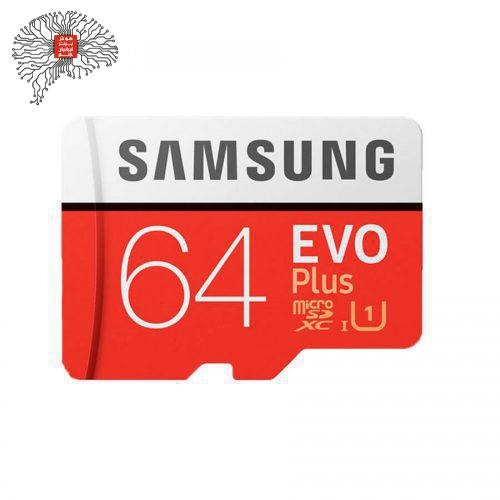کارت حافظه microSDXC سامسونگ مدل Evo Plus کلاس 10 استاندارد UHS-I U1 سرعت 80MBps همراه با آداپتور ظرفیت 64 گیگابایت