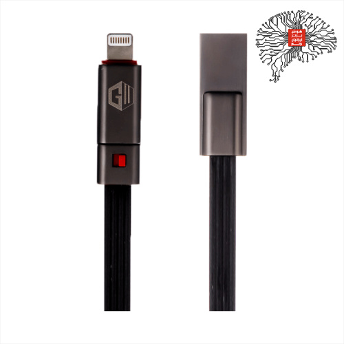 کابل تبدیل USB به لایتنینگ گجت ورلد مدل KL-X19 طول 1.5 متر